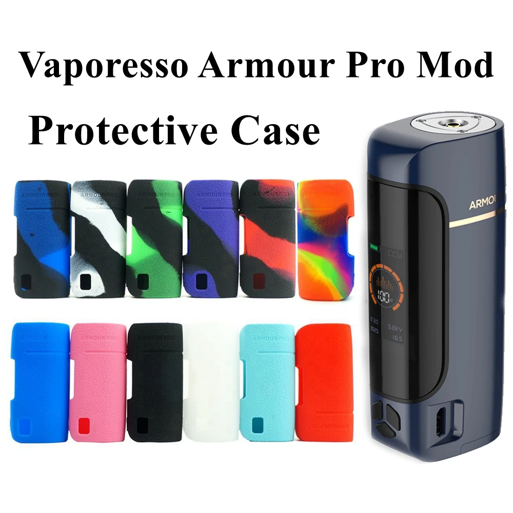 Силиконовый чехол для Vaporesso Armour Pro 100 Вт чехол для вейпа Резиновая кожа клейкая пленка рукав оболочка корпус демпфер vape Модный чехол щит