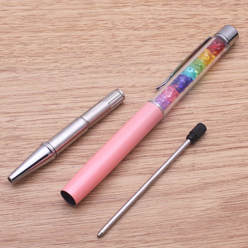13-Colorful-Crystal-Ballpoint-Pen-Fashion-Creative-Stylus-for-Writing-Stationery-Office-School-Pen-Ballpen-Black (4)