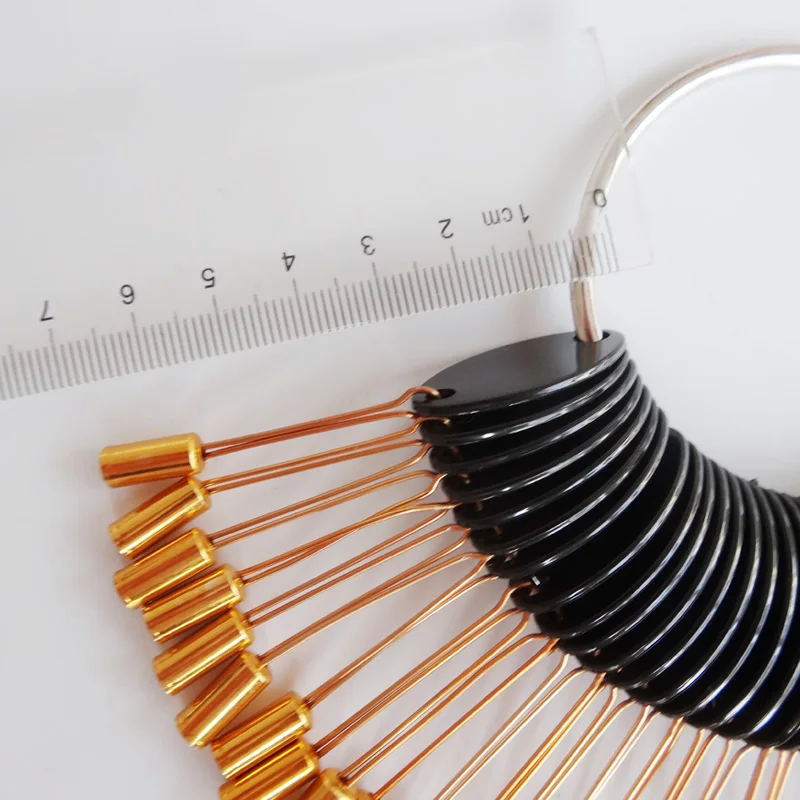 30 pcs / set hair color ring for tool , hair color ring Accessories (Golden Color)