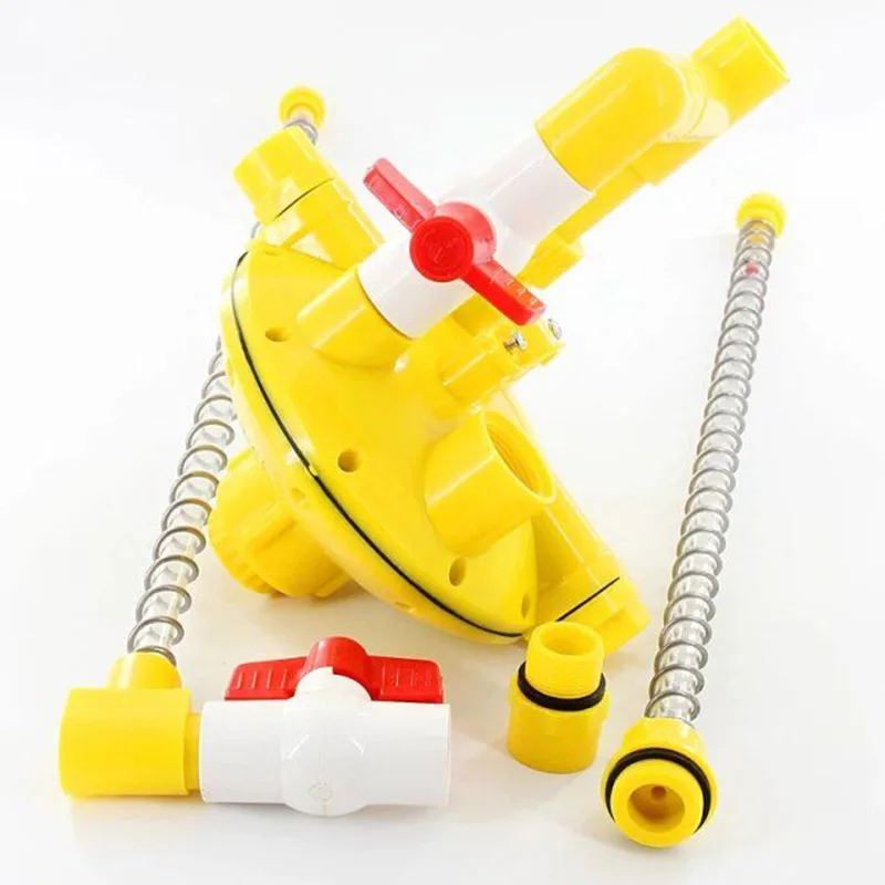 Poultry Chiken Duck Quail Pigeon Water Supply Line Pressure Reduce Valve System Waterline Chicken Drinker Water Coop Kit