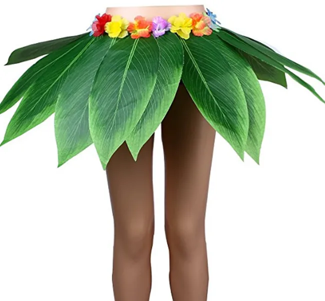 green grass skirt