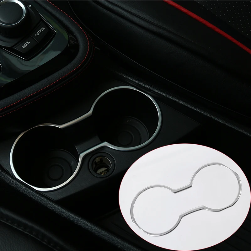 

Chrome Cup Holder Cover Frame Trim For BMW 2 Series F45 F46 218i 2015-2017 Car Accessories For Left Handle Drive