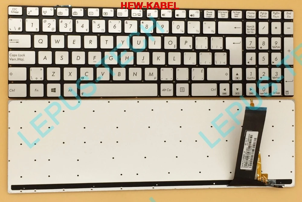 ASUS UX51VZ N56 N550 SLIVER WITH BACKLIGHT CF
