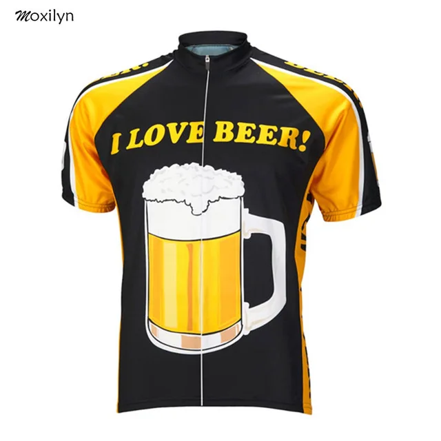 Мужские майки для велоспорта, топ Skinsuit, одежда для велоспорта, горный велосипед, MTB, дышащий, впитывающий пот, быстросохнущий, I Love Beer - Цвет: 4