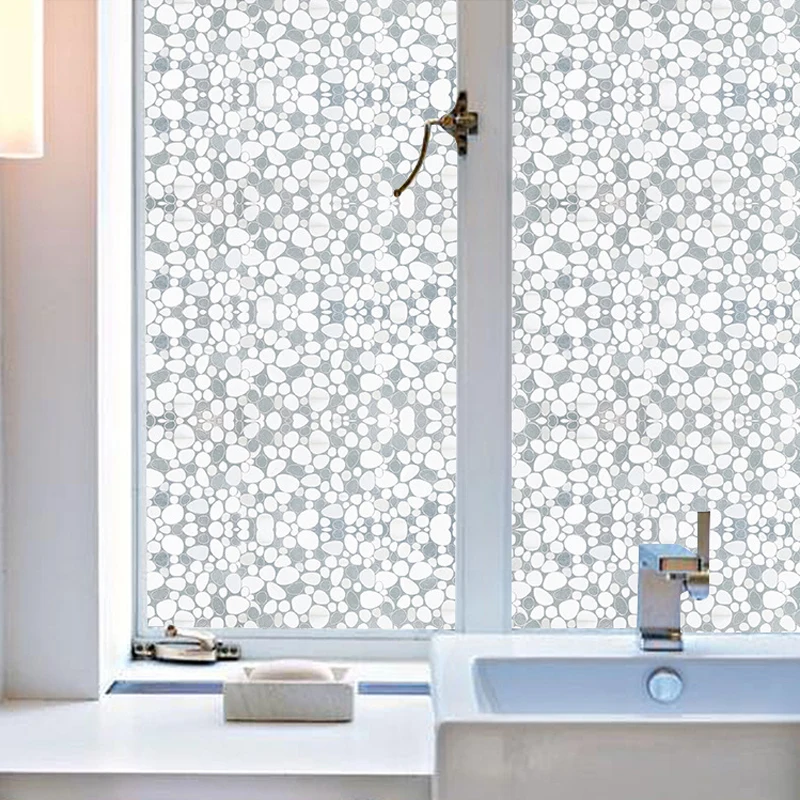 Геометрическая оконная пленка, стеклянные наклейки, матовые непрозрачные для ванной самоклеющаяся пленка, для спальни, для дома, защита конфиденциальности