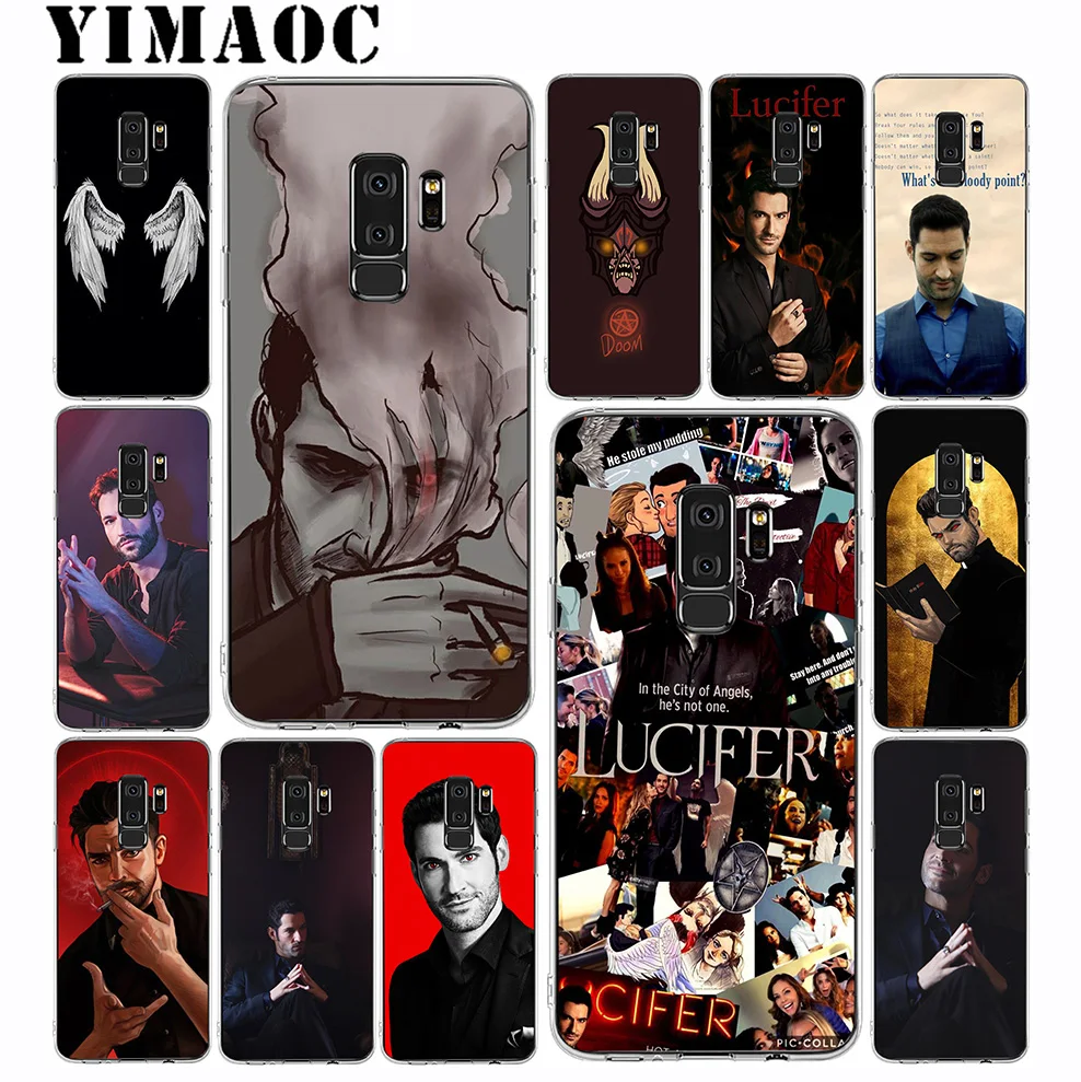 Yimaoc Люцифер ТВ-шоу Мягкий силиконовый чехол для телефона samsung Galaxy S10 S10E S9 S8 плюс S7 S6