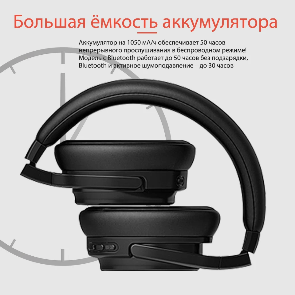 LCJCHDF M1 Active Noise Cancelling Headphones Wireless Headset Microphone Portable Headset With Microphone For Phones And Music