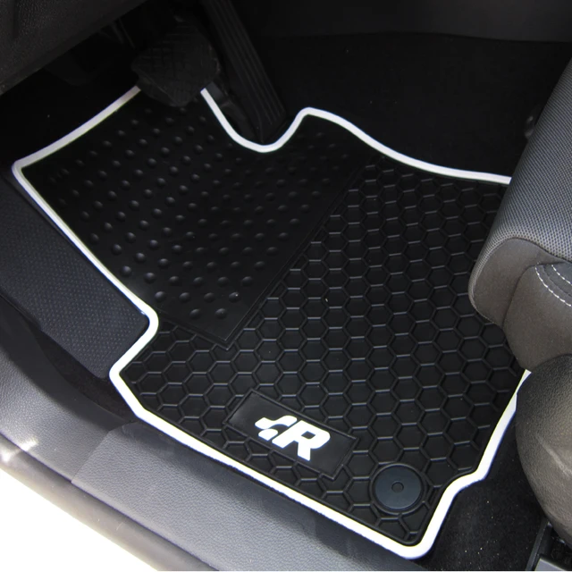 special rubber pads wear waterproof green latex car floor mats for VW