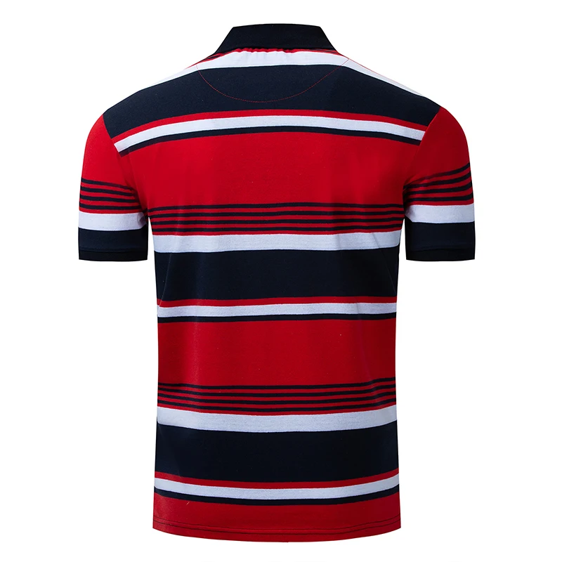 Polo Shirt New Men's Lapel Polo Urban Fashion Striped Casual Men's Business Short Sleeve Polo Shirt New Men's Lapel Polo Urban Fashion Striped Casual Men's Business Short Sleeve
