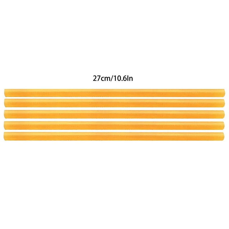 5pcs/lot 27cm  Hot Melt PDR Glue Sticks Car Body Paintless Dent Repair Puller Tool Yellow Tool accessories
