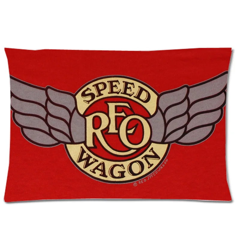REO Speedwagon Two Side Pillow Cover Decorative Case Polyester Slip Rectangle Pillowcase 20*30 Inch | Дом и сад