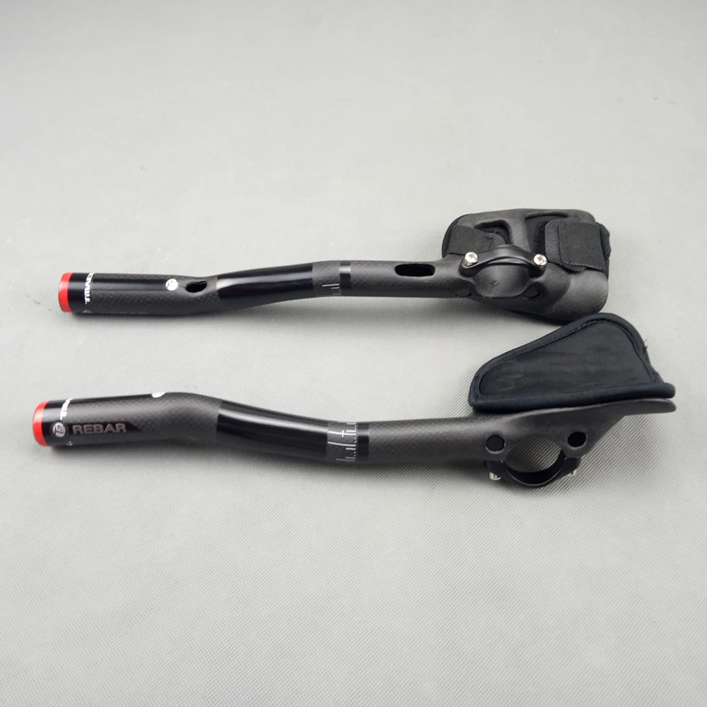 Bicycle Accessories Bicycle Handlebar Bicycle Handlebar Rest Full Carbon Fiber Road Bicycle Handlebar Road Rest Aero Carbon TT Bike Handle Bars Trial TT Bar 3K Matte