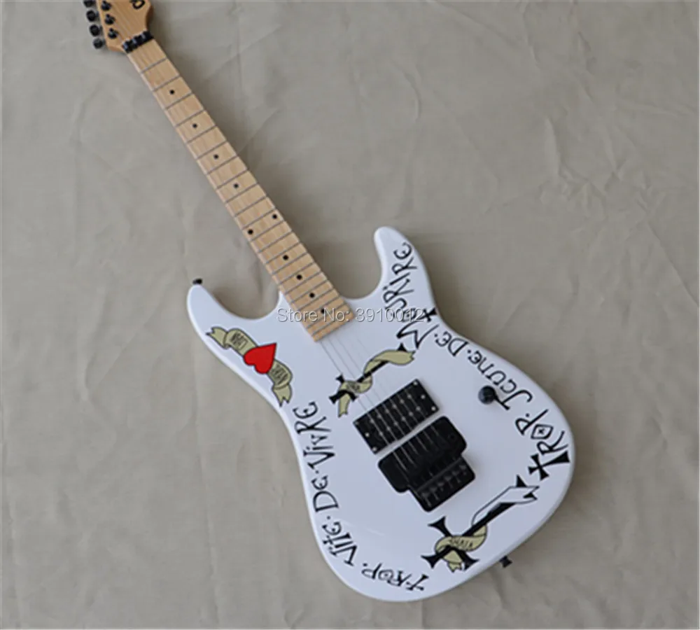 

factory Custom CHAVEL guitar electric guitars with maple fingerboard ,black hardwares,high quality,welcome to custom