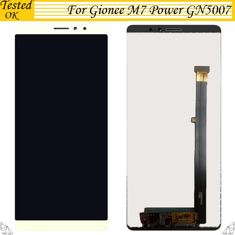 

100% Tested Working For GiONEE M7 Power GN5007 / Dajingang 2 LCD Display + Touch Screen Digitizer 720x1440 Assembly