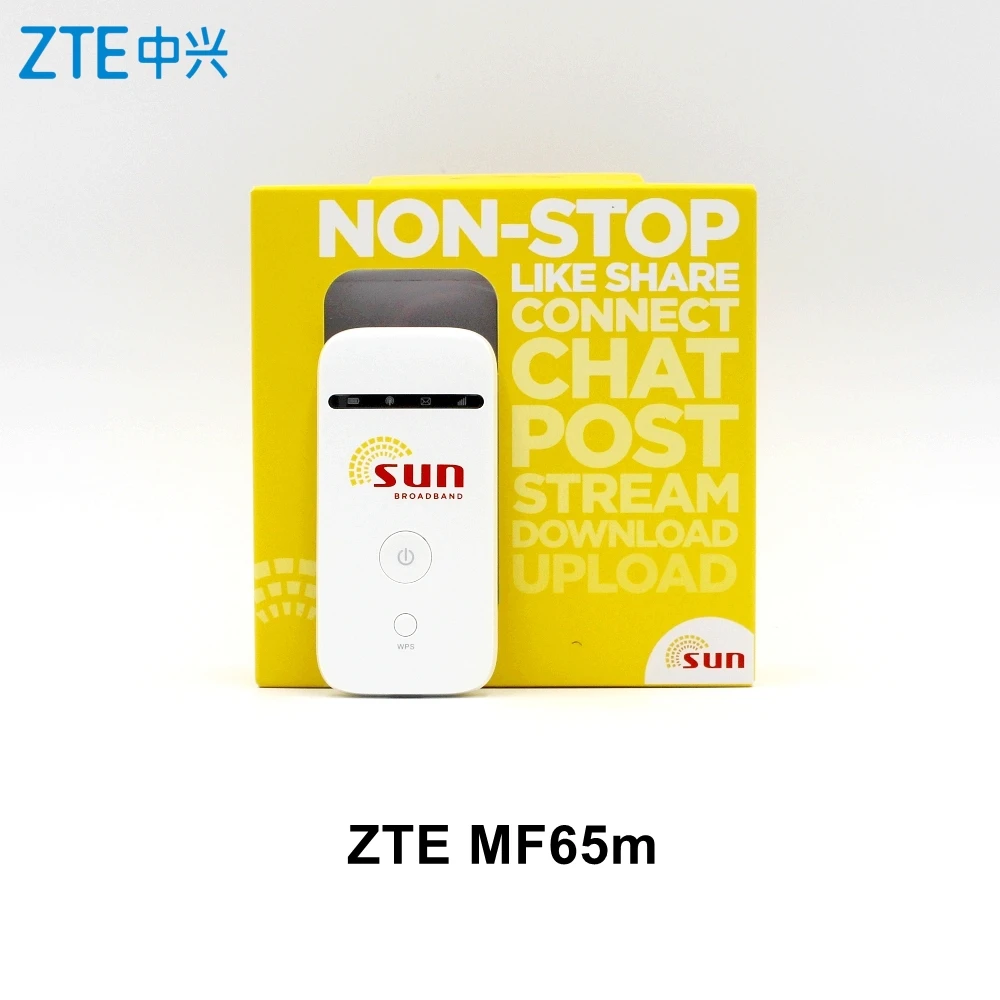 Разблокирована 21 6 м 3g HSDPA Беспроводной маршрутизатор Мобильный Wi Fi zte MF65m |
