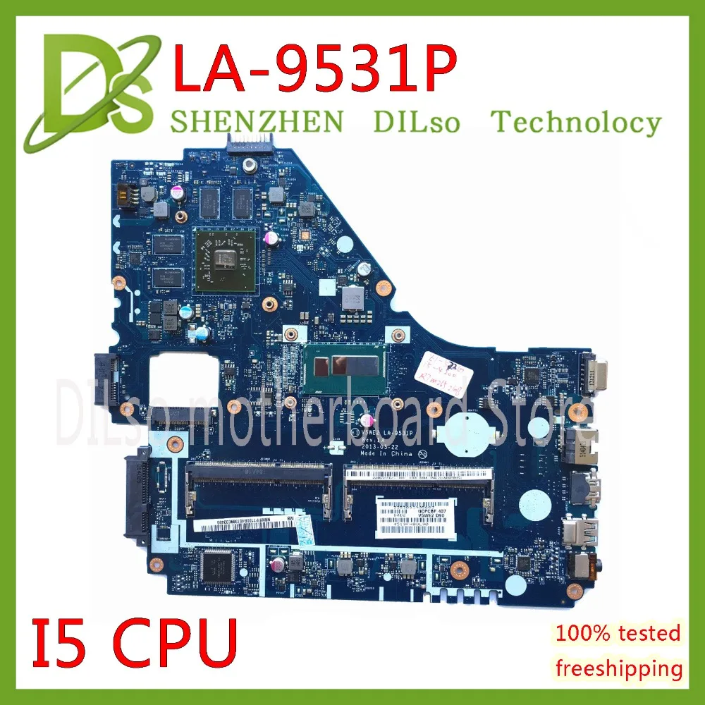 

KEFU V5WE2 LA-9531P mainboard For Acer E1-572G E1-572 V5-561G Motherboard LA-9531P I7-4500 CPU Test work 100% original