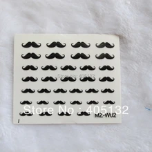 20 листов/партия, Смешанная MZ-W1-MZ-W12 наклейка с милым рисунком для дизайна ногтей