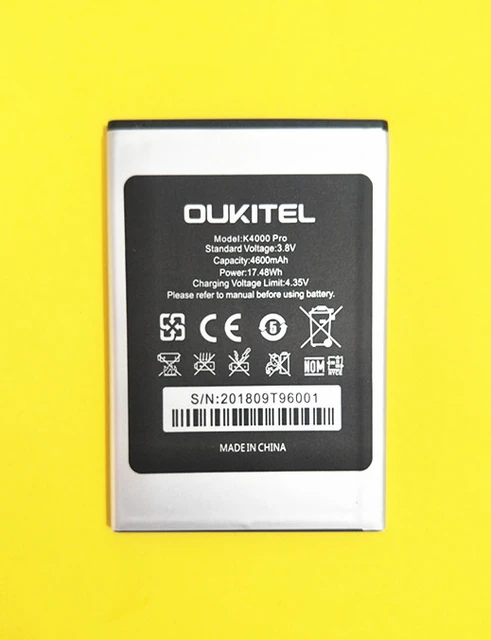 High Quality 4600mAh Battery For Oukitel K4000 Pro Smart Phone.