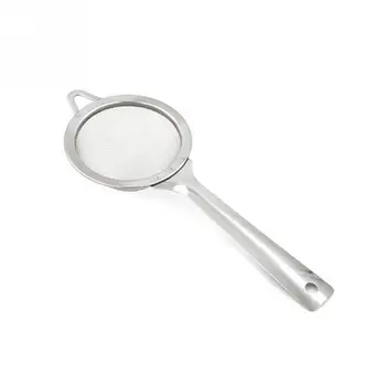 

Mini Stainless Steel Kitchen Tool Long Handle Tea Filter Hanging Tea Strainer