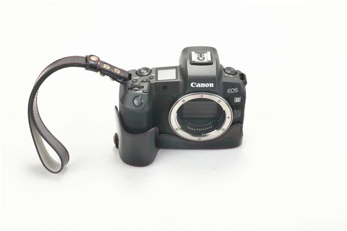 Чехол из искусственной кожи для камеры, сумка для камеры canon EOS R eosd, чехол с ремешком на руку, версия батареи