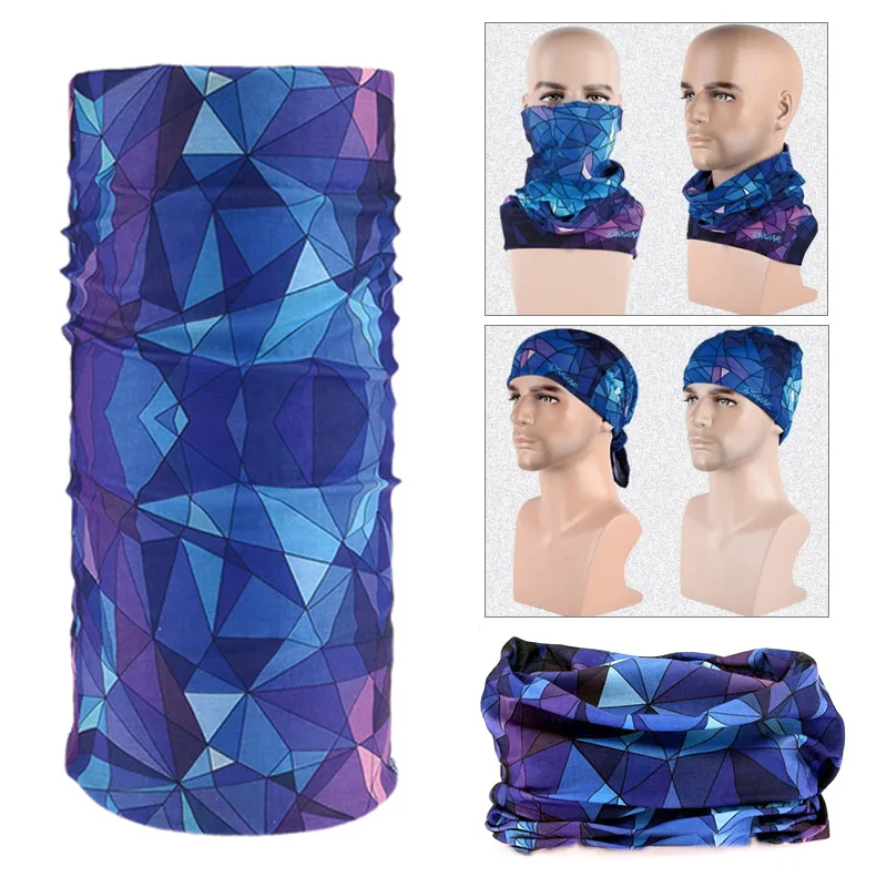 

LNRRABC 32 Patterns Unisex Women Men Multicolor Magic Head Face Mask Neck Snood Motorcycle Cycling Scarf
