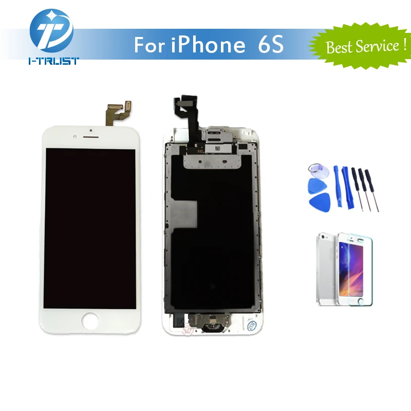 

AAA++++Quality LCD or Display For iPhone 6s Full Set with 3D Touch Screen Digitizer Phone Replacement parts&Front Camera & Tools