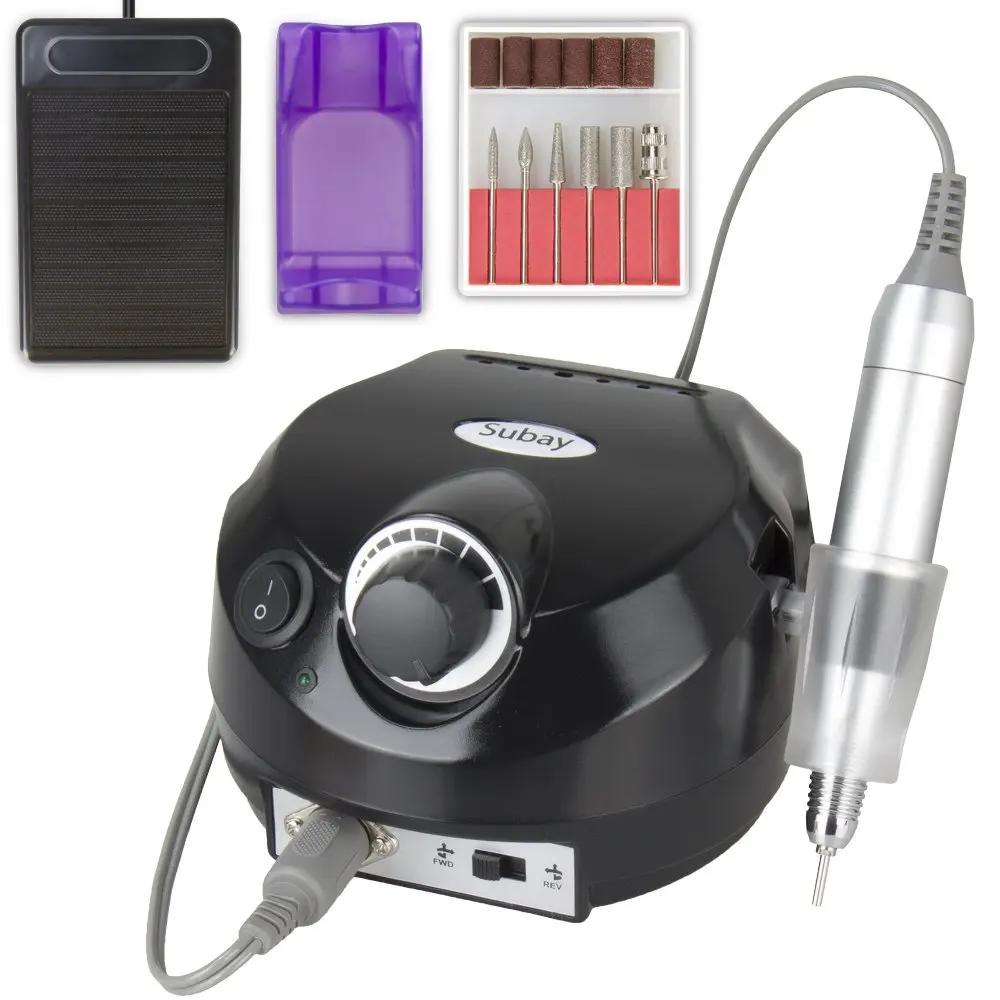 REBUNE Pro 35000RPM Electric Nail Drill Manicure 110/220V Nail File Bit