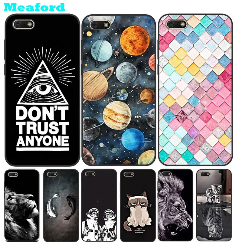 For Huawei Honor 7A 5.45 DUA L22 Case Soft TPU Silicone Back Cover For