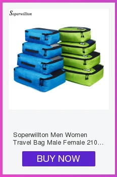 Soperwillton упаковочные кубики, органайзеры, дышащие нейлоновые дорожные сумки для мужчин и женщин, дорожный органайзер для багажа, Набор