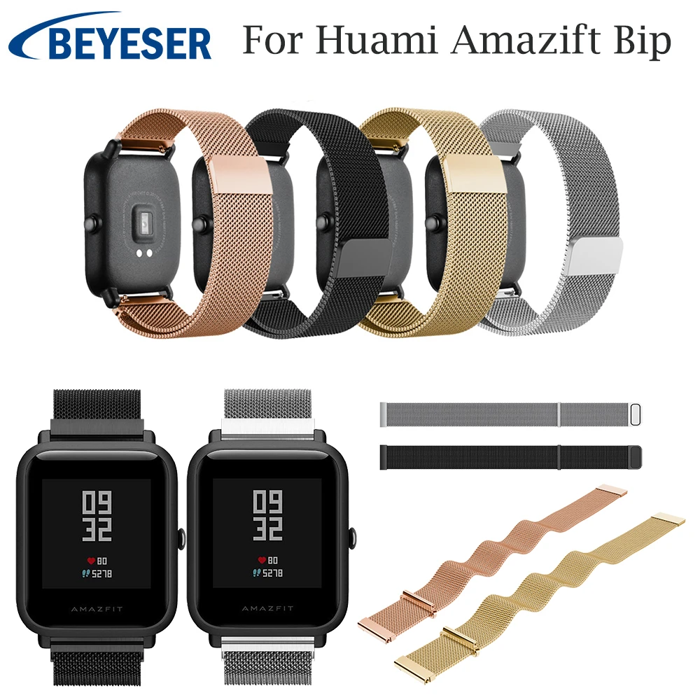 amazfit bip milanese loop