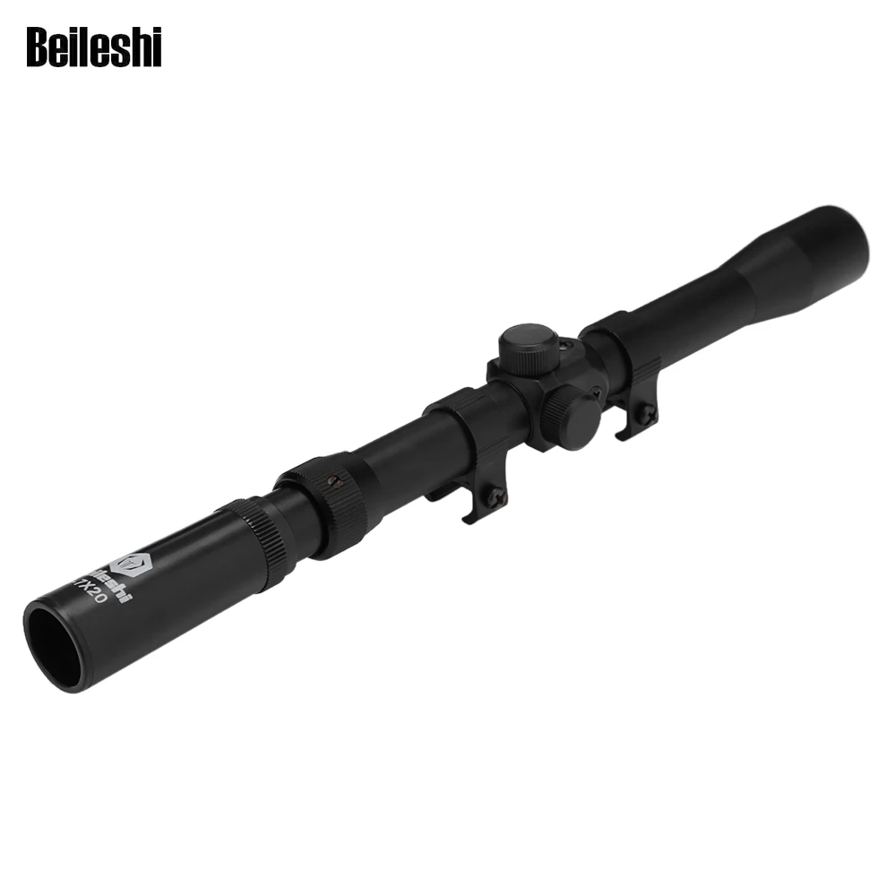 

4X 20 Objective Diameter Outdoor Hunting Riflescopes Air Rifle Telescopic Sight Hunting Sniper Scope For Shooting Vermin Hunting
