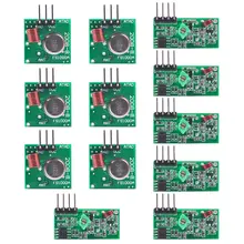 XY-MK-5V / XY-FST 315Mhz Rf Transmitter and Receiver Module Link Kit for Arduino/Arm/McU/Raspberry pi/Wireless DIY(6-pack