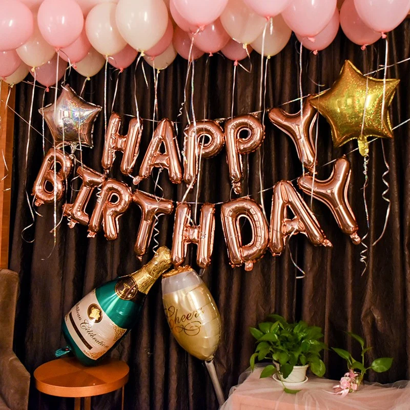 С днем рождения Свадебные украшения прозрачный розовое золото воздушный шар "Конфетти" надувные Globos воздушный шар Детские вечерние принадлежности