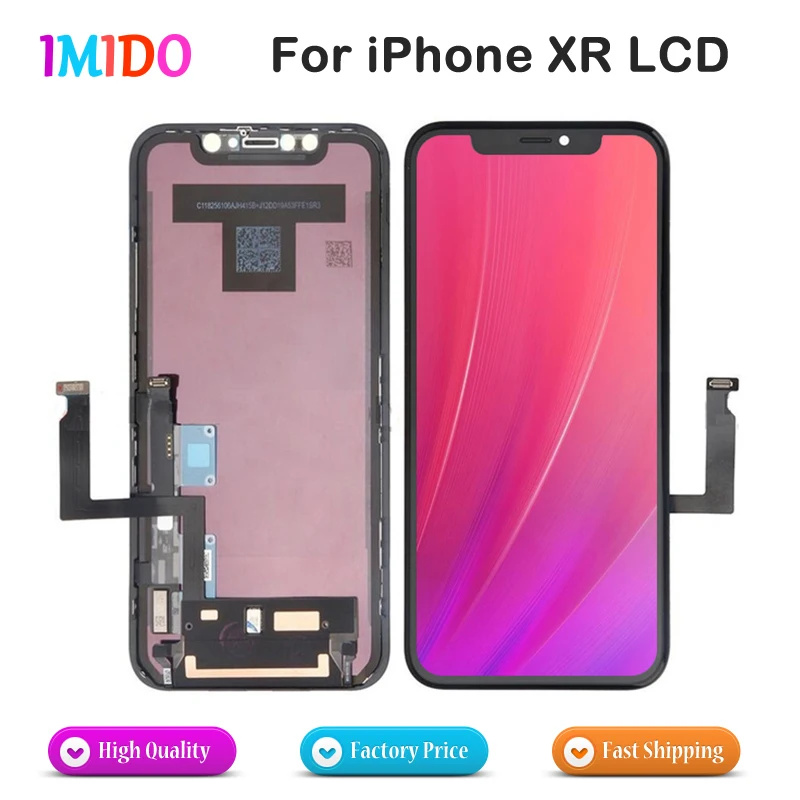 

5Pcs/Lot Grade AAA LCD For iPhone XR OEM Display TFT High Quality Digitizer Assembly Touch Panel Replace Parts Free DHL EMS