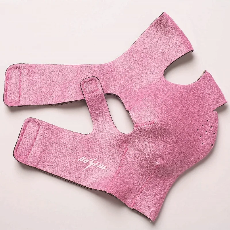 Креативные японские неопреновые маски для лица маска для лица поддерживает розовый Германий уход за кожей лица-сауна резиновая маска для женщин использует форму 3D V-face
