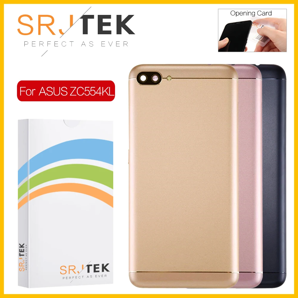 SRJTEK 5 задний корпус для Asus Zenfone 4 Max ZC554KL задняя крышка Батарейная дверь с кнопками