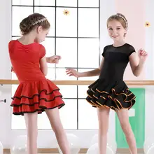 Бальные платья для латинских танцев; платье для танцев для девочек; платье для сальсы; детское платье румбы; коллекция года; детская юбка для самбы из спандекса; одежда для соревнований по танго