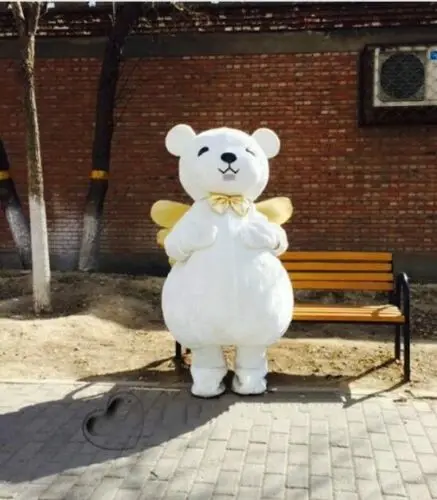 Костюм талисмана медведя костюмы для костюмированной вечеринки платье игры