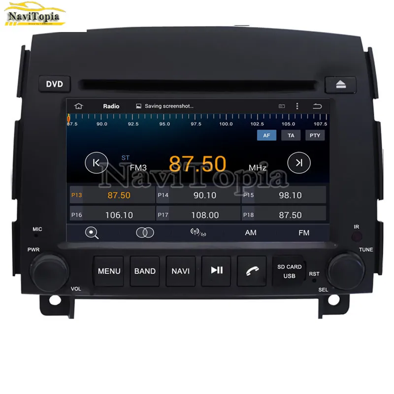 Perfect NAVITOPIA 4G RAM 64G ROM PX6 Six Core Android 9.0 Car DVD Player GPS Navigation for Hyundai Sonata NF Yu Xiang 2006 2007 2008- 2