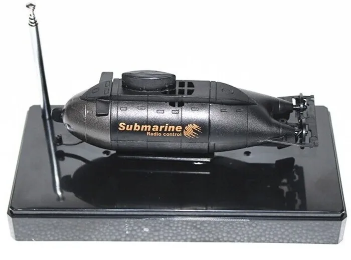 Лучший праздничный подарок 6 CH RC Подводная лодка создание игрушек Мини RC Подводная лодка 6CH пульт дистанционного управления игрушка синий черный детский Забавный подарок
