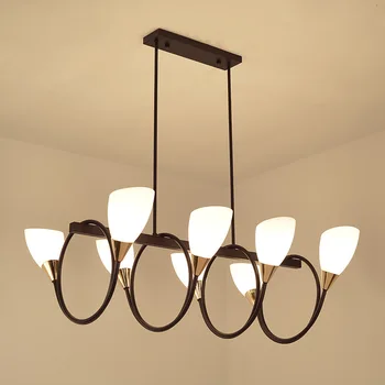 

Living room chandelier LED lighting fixtures American suspension luminaires bedroom hanging lights dining room suspended lamps