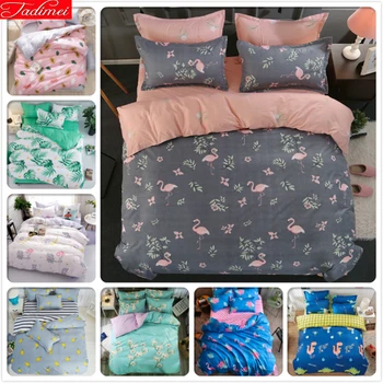 

Boy Girl 1.5m 1.8m 2m 2.2m Bed Sheet Full King Queen Double Size Duvet Cover Plant Tree Flower Floral Bedding Set 4pcs Bedlinens
