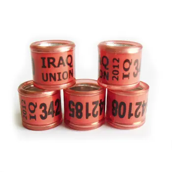 

2016 colorful 8mm racing pigeon band free shipping