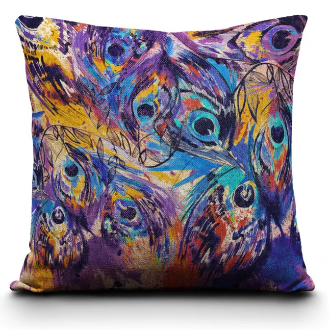 Peacock Feathers Decorative Throw Pillows comfortable and stylish