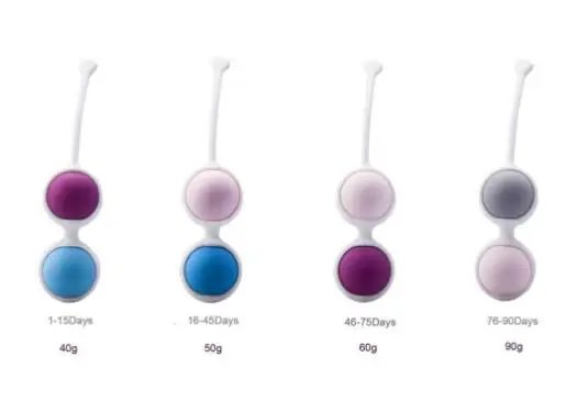 4 Pcs Vibrator Shrink Yin Ball Massager Ben Wa Ball Weighted Vaginal Tight Exercise Dumbbell Vaginal
