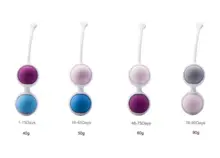 4 Pcs Vibrator Shrink Yin Ball Massager Ben Wa Ball Weighted Vaginal Tight Exercise Dumbbell Vaginal