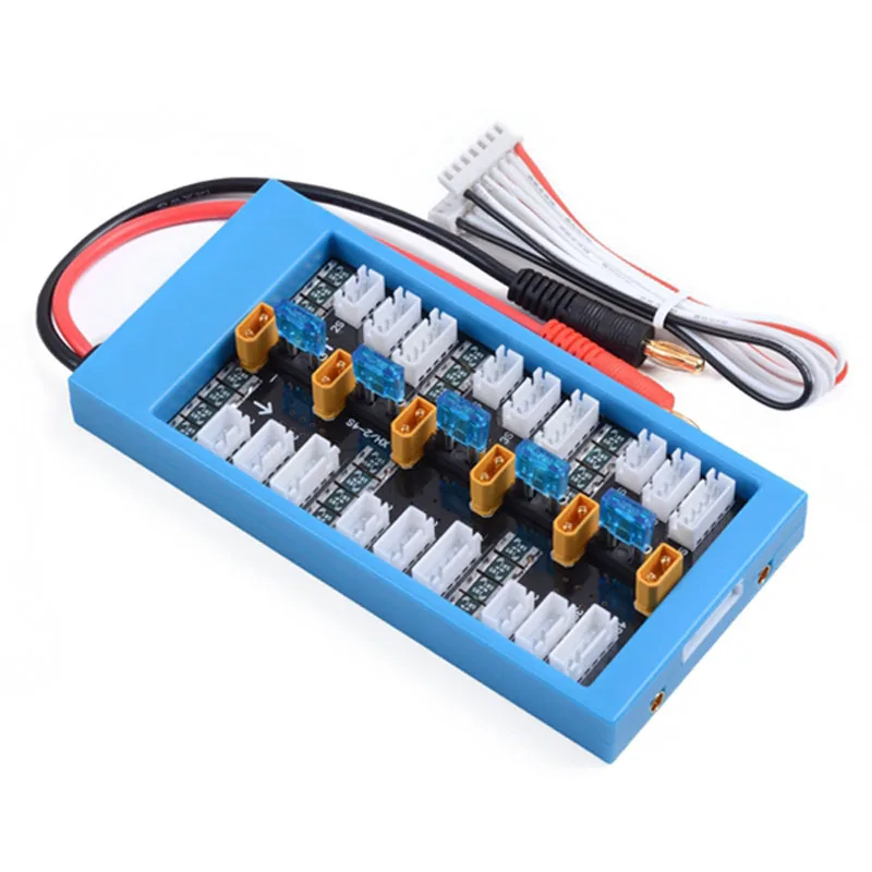 XT30 V3 Battery 40A 2-4S JST-XH Parallel Charging Board 4mm Banana Plug/XT60 Female Input Balance Plate For iMax B6