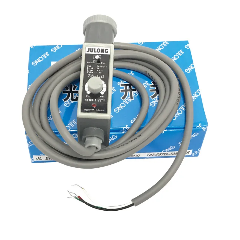 

Green/Blue Light JULONG Photo Electric Eye Sensor/Proximity Switch Sensor Z3S-TB22