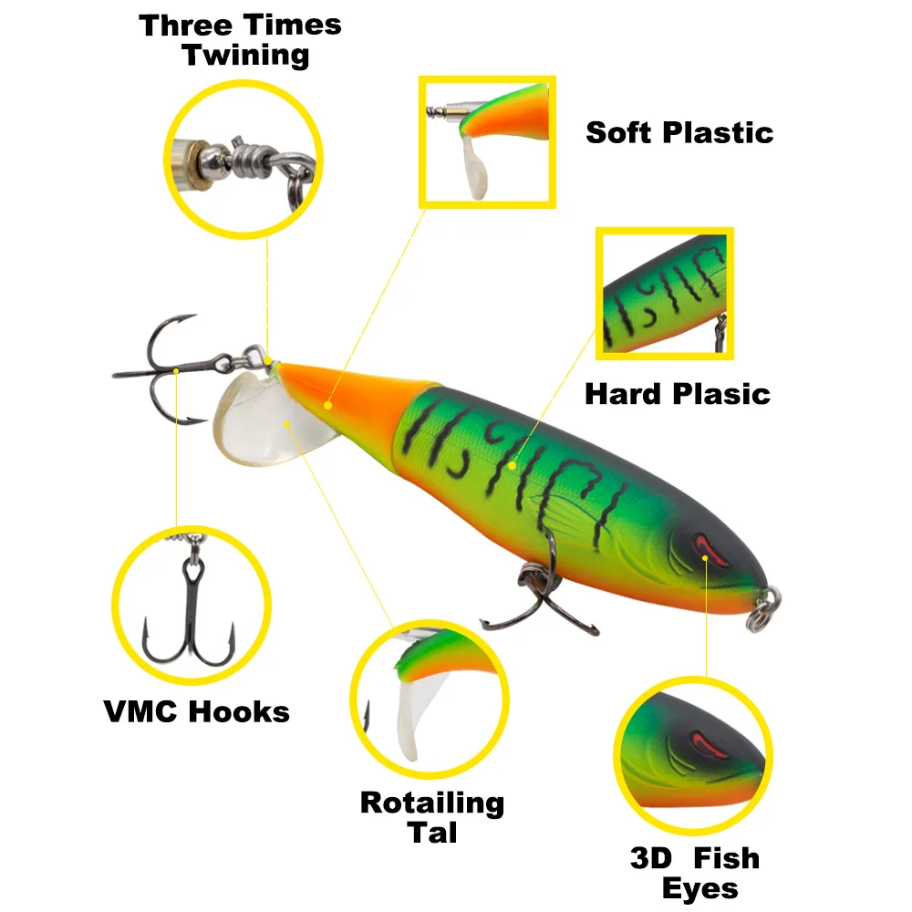 اليابان الهائل Plopper المسك توبواتر الصيد السحر صنع اليابان الهائل Plopper المسك توبواتر الصيد السحر صنع
