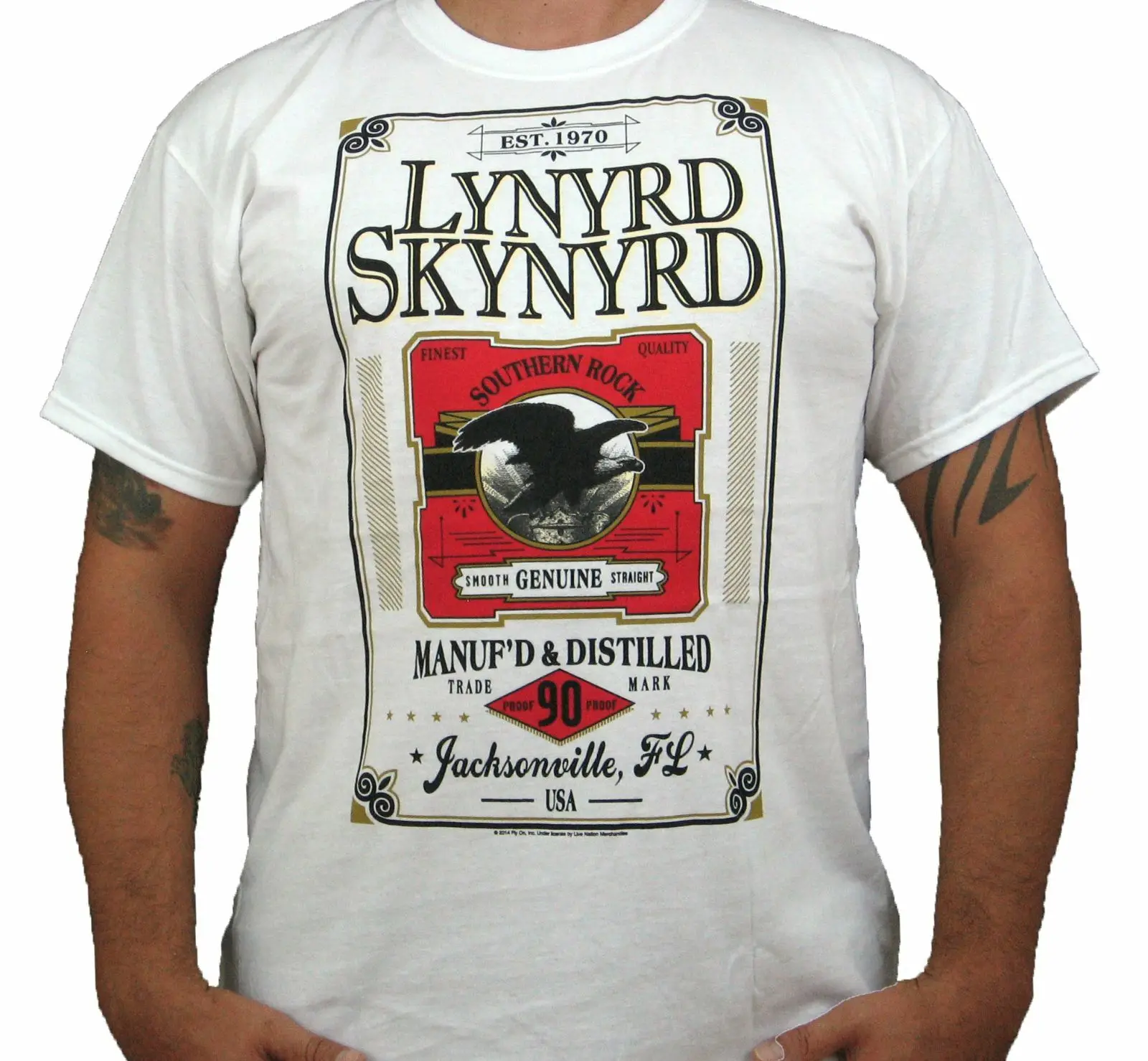 

Lynyrd T Shirt For Men Skynyrd (Manuf'd & Distilled) Men's T-Shirt